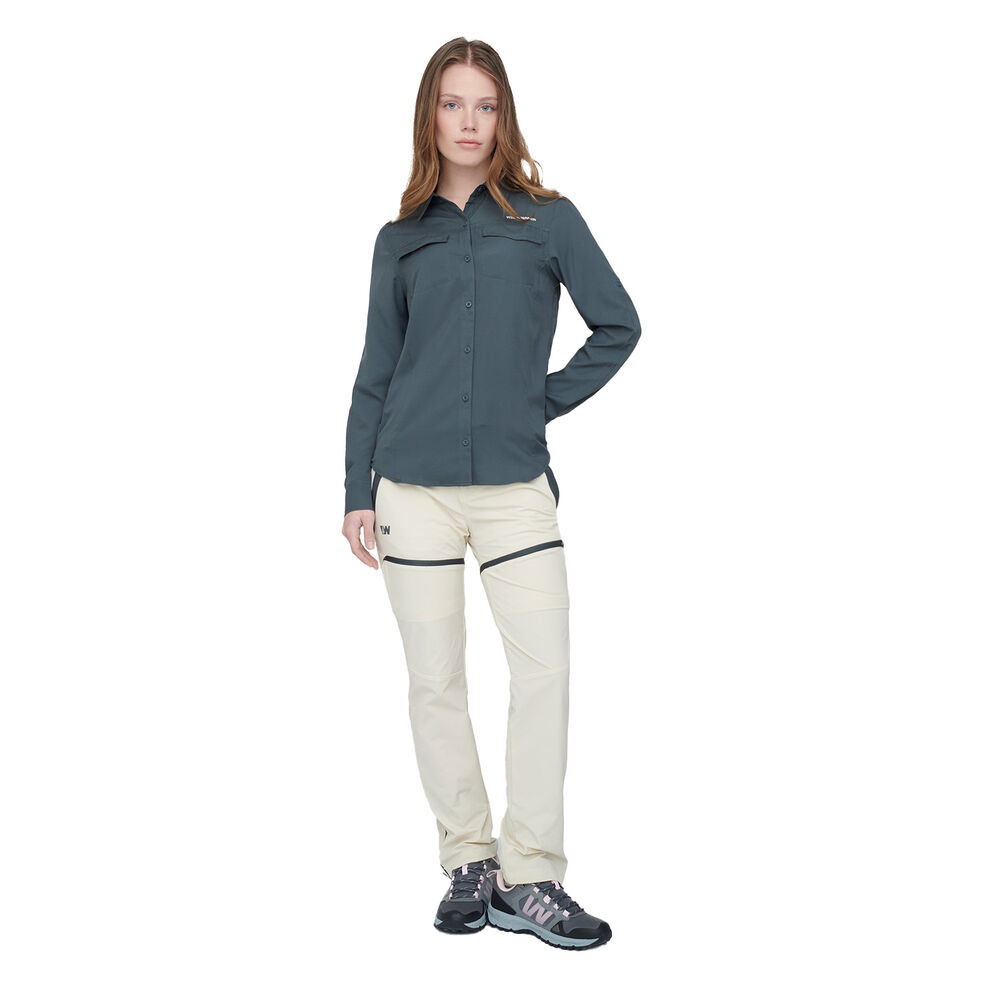 Camisa Mujer Weinbrenner Bund Gris Oscuro image number 3.0
